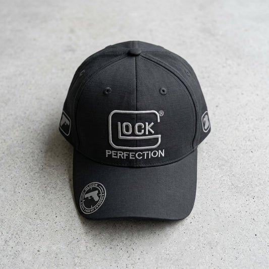 Vintage Sporty Oxford Twill 6 Panel Fitted Baseball Cap