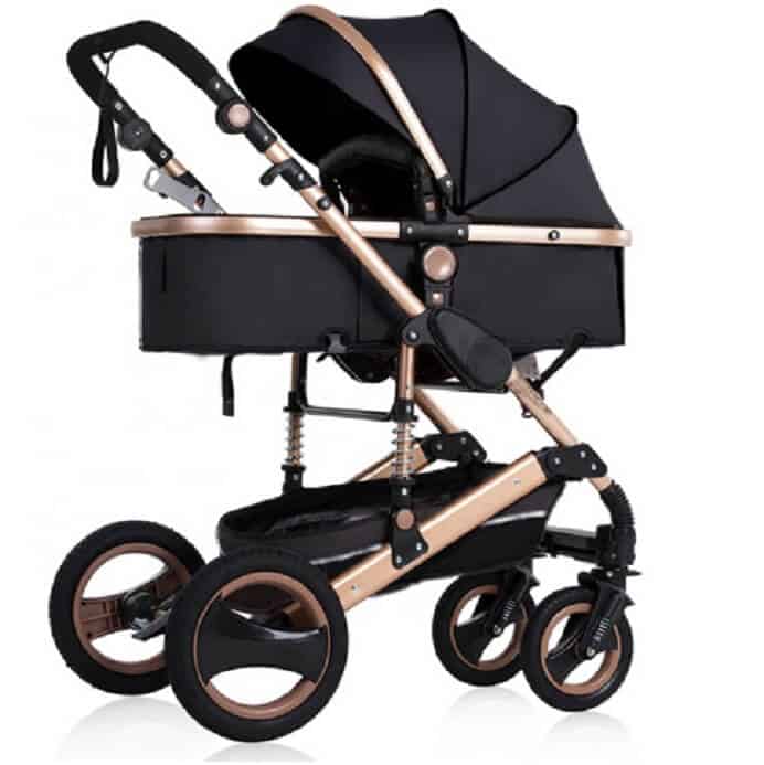 2-in-1 Baby Stroller Pram Convertible Infant Seat