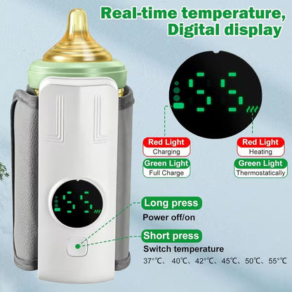 Portable Battery-Powered Bottle Warmer