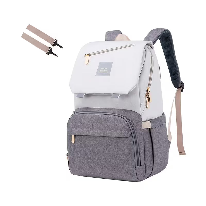 Fashionable Large-Capacity Diaper Backpack