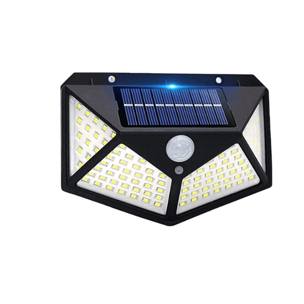 100 LED Waterproof Motion Sensor Solar Wall Garden Light
