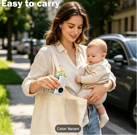 Portable Battery-Powered Bottle Warmer
