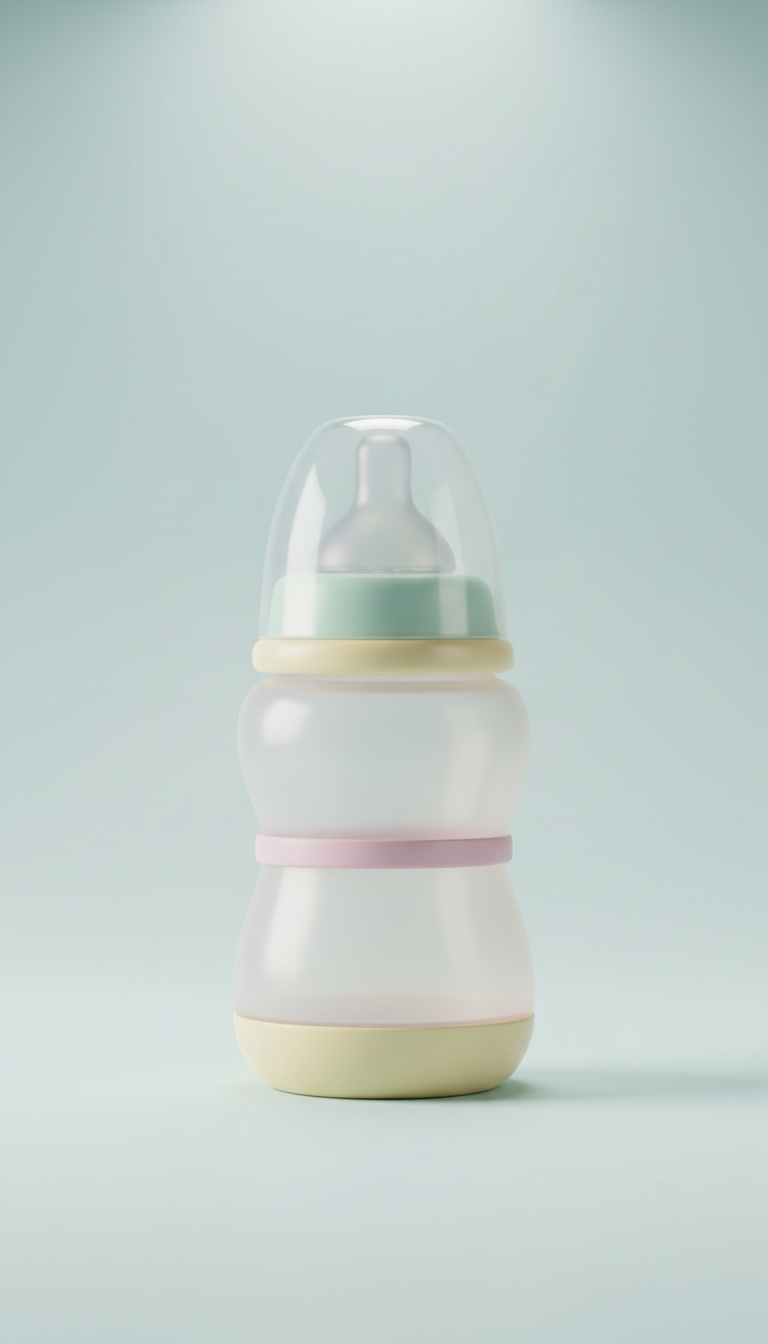 Ergonomic BPA-free baby bottle